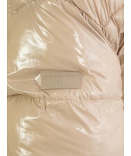 CANADIAN MINGAN Jachetă scurtă și strălucitoare cu puf și glugă capră lucioasă reciclată - Jachete de puf pentru femei - 3