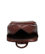 THE BRIDGE BARBARA Rucsac din piele netedă BROWN - Genți femei - 4