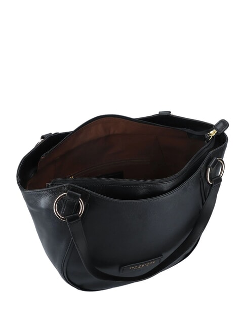 DOMITILLA  Geantă de cumpărături din piele Negru de aur - Genți femei