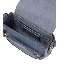 THE BRIDGE BETTINA Geanta de umar mini din piele cerulean cu aur abb - Genți femei - 4