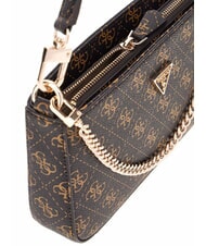 GUESS NOELLE 2 Geantă de umăr mini maro - Genți femei - 3