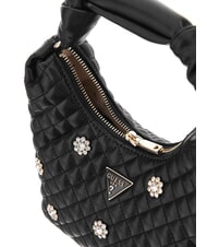 GUESS EVERLEE Geantă de umăr Hobo BLACK - Genți femei - 3