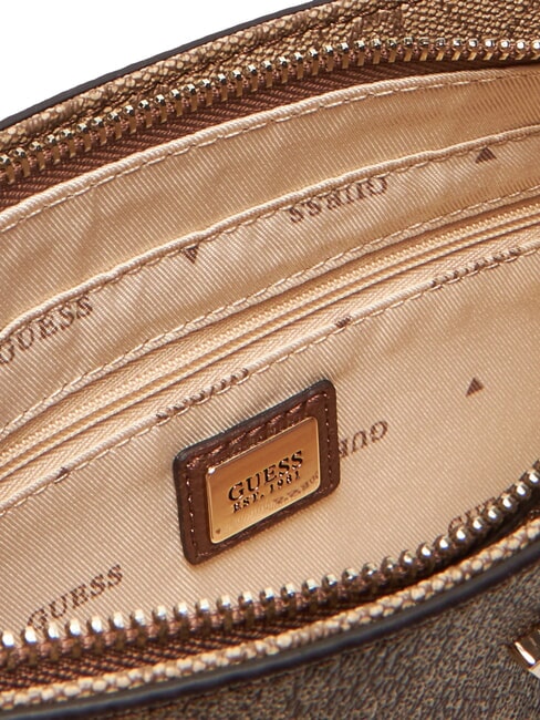 NOELLE 2 Chain Geantă de umăr mini logo latte / maro - Genți femei