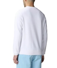 SUN68 ROUND FLUO Hanorac cu guler rotund și imprimeu cu logo alb - hanorace - 2