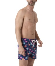 SUN68 BIG PRINT Costum de plajă pentru bărbați albastru marin/albastru deschis - Costume de baie - 3