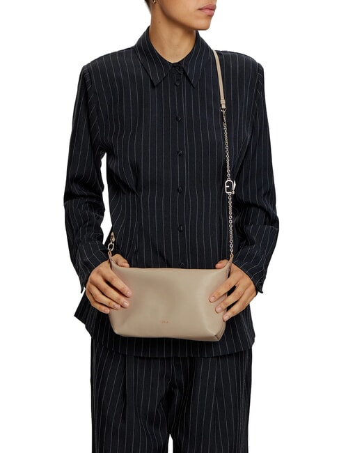 NUVOLA Mini geanta de umar din piele vanilie - Genți femei