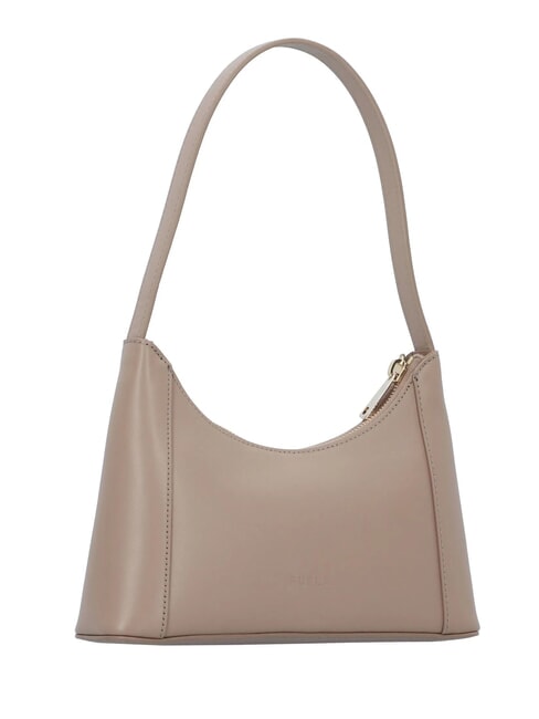 DIAMANTE Geantă mică cu cadru greige - Genți femei