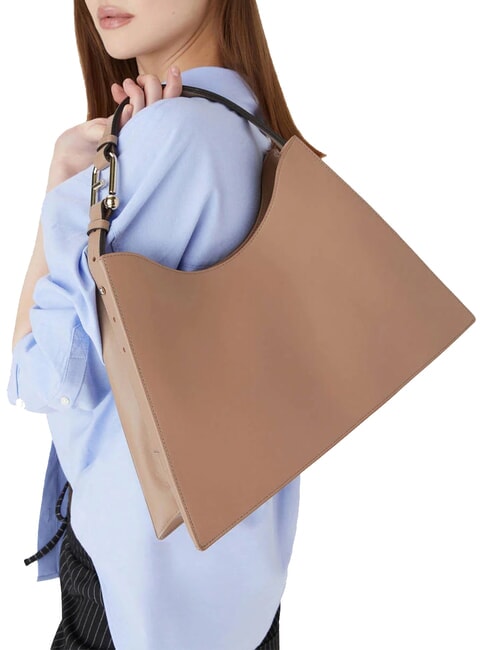 NUVOLA Geantă de umăr, piele deşert - Genți femei