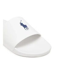RALPH LAUREN POLO SLIDE Papuci ceramică albă - Pantofi unisex - 3