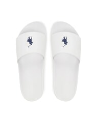 RALPH LAUREN POLO SLIDE Papuci ceramică albă - Pantofi unisex - 5