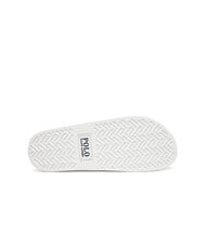 RALPH LAUREN POLO SLIDE Papuci ceramică albă - Pantofi unisex - 6