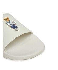 RALPH LAUREN POLO SLIDE Papuci Heritage Bear - alb pentru spălare pe punte - Pantofi unisex - 3