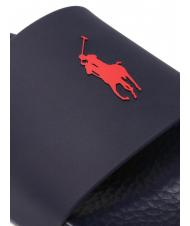 RALPH LAUREN POLO SLIDE Papuci bleumarin / roșu pp - Pantofi bărbați - 6
