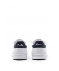 RALPH LAUREN HERITAGE COURT II NAPPA Adidași din piele pentru bărbați alb / newport bleumarin pp - Pantofi bărbați - 3