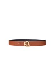 RALPH LAUREN RLL Curea reversibilă din piele granulată - Curele