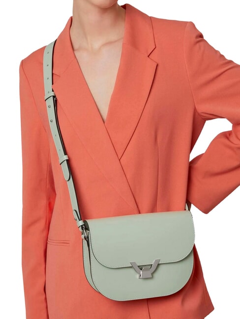 DEW  Geantă de umăr mini verde celadon - Genți femei