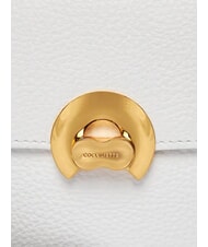 COCCINELLE BINXIE Geantă de umăr alb strălucitor - Genți femei - 4