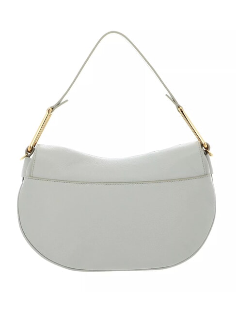 MAGIE SOFT Geanta de umar din piele cu curea de umar verde celadon - Genți femei