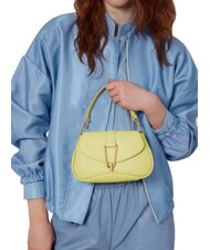 COCCINELLE HIMMA Mini geanta din piele texturata spălat de var - Genți femei - 5