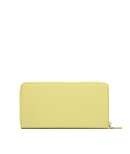 COCCINELLE METALLIC SOFT Portofel din piele texturata spălat de var - Portofele femei - 3