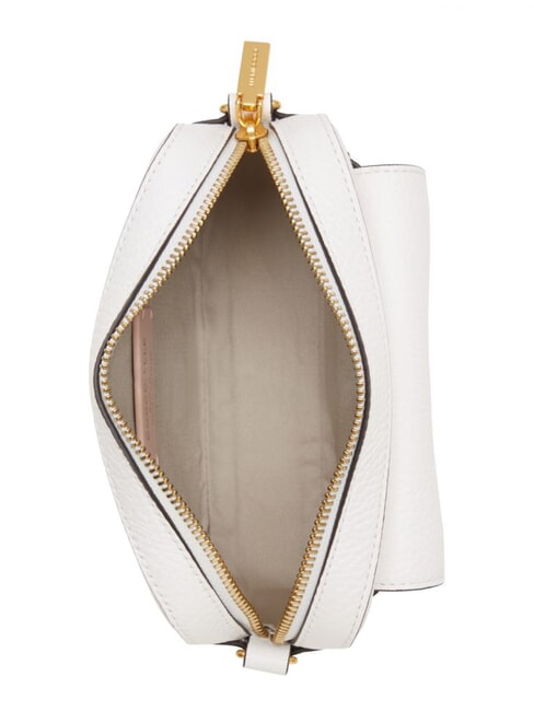 BEAT SOFT Mini geanta din piele texturata alb strălucitor - Genți femei