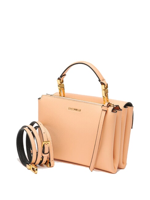 ARLETTIS Minigeantă din piele texturată răsărit - Genți femei