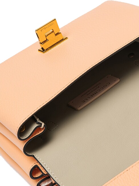 ARLETTIS Minigeantă din piele texturată răsărit - Genți femei