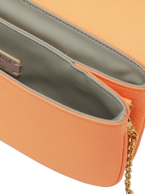 DEW Geanta mica din piele ciocanita răsărit - Genți femei