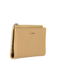 COCCINELLE METALLIC SOFT Portofel de piele bej proaspăt - Portofele femei - 3