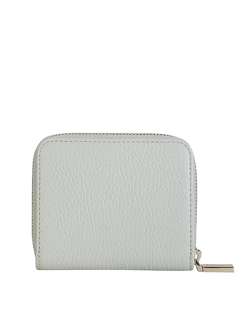 METALLIC SOFT Portofel mic din piele verde celadon - Portofele femei