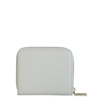 COCCINELLE METALLIC SOFT Portofel mic din piele verde celadon - Portofele femei - 3