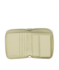 COCCINELLE METALLIC SOFT Portofel mic din piele spălat de var - Portofele femei - 2