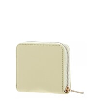 COCCINELLE METALLIC SOFT Portofel mic din piele spălat de var - Portofele femei - 3