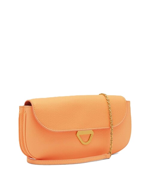 DEW Geanta mica din piele ciocanita răsărit - Genți femei