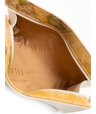 ALVIERO MARTINI PRIMA CLASSE GEO Frumusețe dreaptă mare bumbac alb - Genți plic și truse - 3