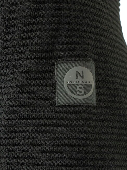 KNITTED Pulover cu guler rotund negru - Pulovere pentru bărbați