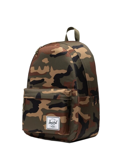 CLASSIC  Rucsac pentru laptop de 15" WOODLAND CAMO - Rucsacuri pentru școală și timp liber