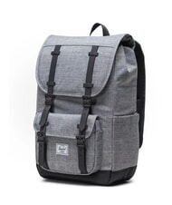 HERSCHEL LITTLE AMERICA MID Rucsac de dimensiune medie RAVEN CROSSHATCH - Rucsacuri pentru școală și timp liber - 2