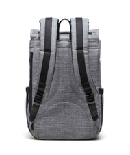 HERSCHEL LITTLE AMERICA MID Rucsac de dimensiune medie RAVEN CROSSHATCH - Rucsacuri pentru școală și timp liber - 3