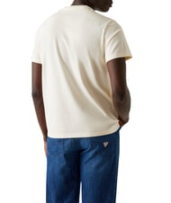 GUESS BOX LOGO Tricou cu logo brodat alb perlat - tricou - 2