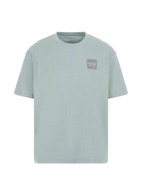 PATCH AT CHEST  Tricou de bumbac gri complet - tricou
