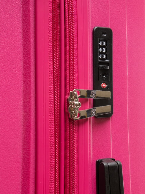 AIR FLOW Cărucior mare extensibil roșu piersică - Trolere rigide