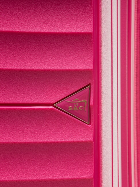 AIR FLOW Cărucior extensibil mediu roșu piersică - Trolere rigide