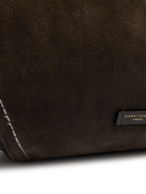 BLOOM  Geantă de umăr, piele mocha - Genți femei