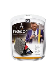 GO TRAVEL GO  Suport rigid pentru carduri cu blocare RFID negru - Accesorii de călătorie - 3