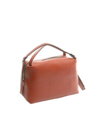 GIANNI CHIARINI ALIFA Geanta din piele cu bareta de umar roșu cărămiziu - Genți femei - 2