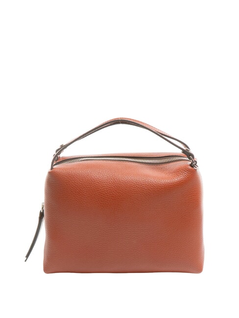 ALIFA Geanta din piele cu bareta de umar roșu cărămiziu - Genți femei