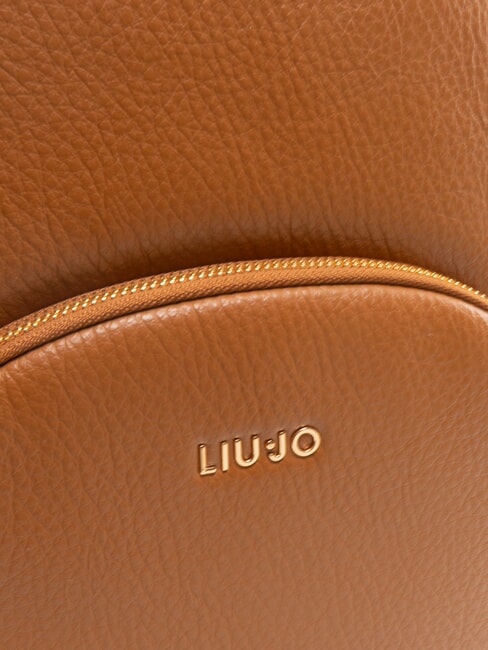 MANHATTAN Rucsac rotund mediu cu buzunar turtă dulce - Genți femei