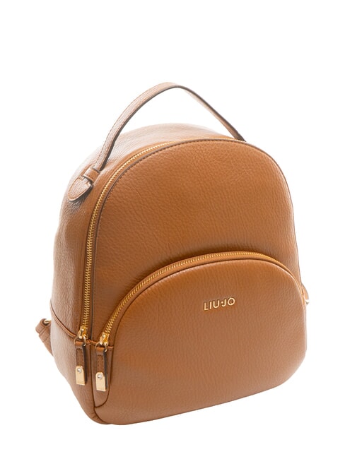 MANHATTAN Rucsac rotund mediu cu buzunar turtă dulce - Genți femei