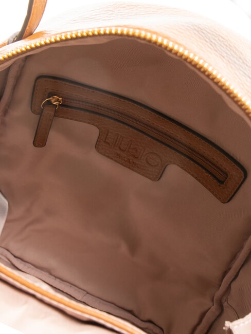 MANHATTAN Rucsac rotund mediu cu buzunar turtă dulce - Genți femei